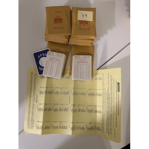 1909 APBA Baseball Season Original Complete Set
