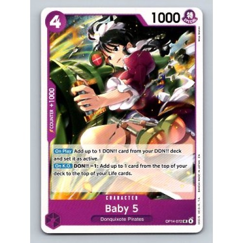 ONE PIECE The Azure Sea's Seven Baby 5  # OP14-072