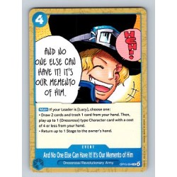 ONE PIECE Adventure on Kami's Island And No One Else Can Have It! It's Our Memento of Him #OP15-054 ONE PIECE Adventure on Kami's Island And No One Else Can Have It! It's Our Memento of Him #OP15-054
