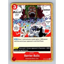 ONE PIECE Adventure on Kami's Island Barrier Bulls #OP15-019 ONE PIECE Adventure on Kami's Island Barrier Bulls #OP15-019