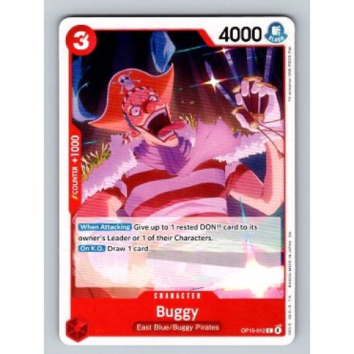 ONE PIECE Adventure on Kami's Island Buggy  #OP15-012