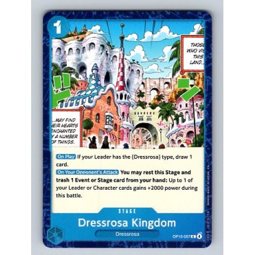 ONE PIECE Adventure on Kami's Island Dressrosa Kingdom  #OP15-057