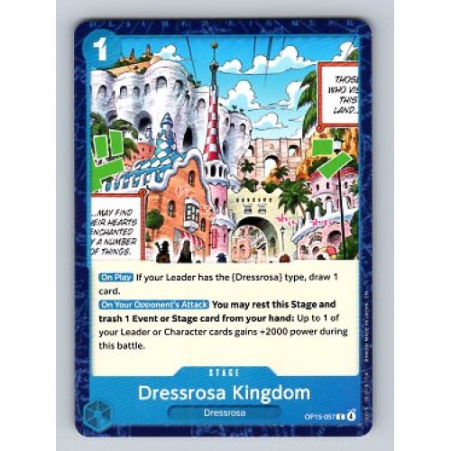 ONE PIECE Adventure on Kami's Island Dressrosa Kingdom  #OP15-057