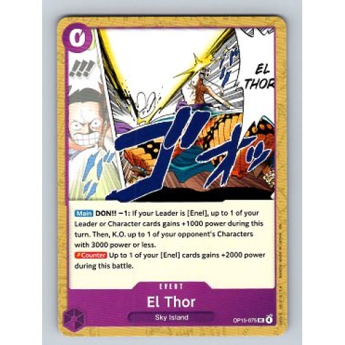 ONE PIECE Adventure on Kami's Island El Thor  #OP15-075