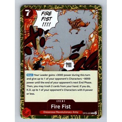 ONE PIECE Adventure on Kami's Island Fire Fist  #OP15-020