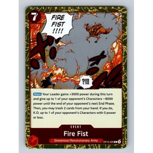 ONE PIECE Adventure on Kami's Island Fire Fist  #OP15-020