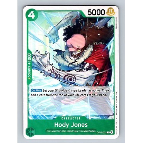ONE PIECE Adventure on Kami's Island Hody Jones  #OP15-033