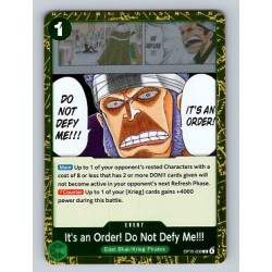 ONE PIECE Adventure on Kami's Island It's an Order! Do Not Defy Me!!!  #OP15-038