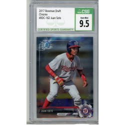 2017 Bowman Draft Juan Soto #BD162 CSG 9.5 Washington Nationals 2017 Bowman Draft Juan Soto #BD162 CSG 9.5 Washington Nationals