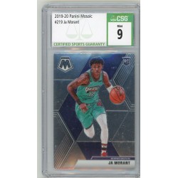 2019 Panini Mosaic JA Morant #219 CSG 9 Memphis Grizzlies