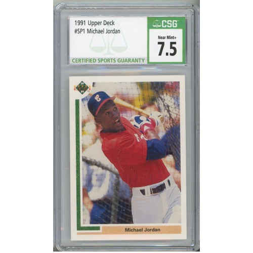 1991 Upper Deck Michael Jordan #SP1 CSG 7.5 Chicago White Sox