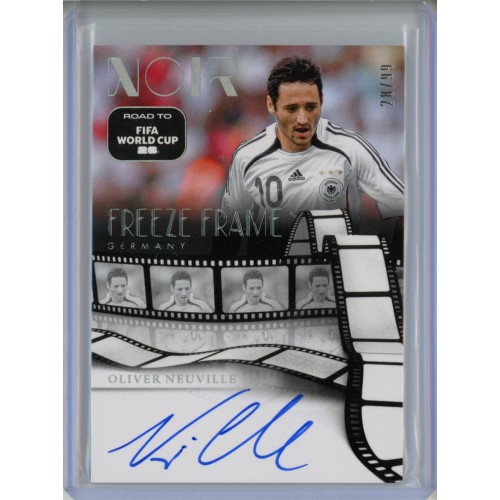 2025-26 PANINI NOIR FIFA WORLD CUP OLIVER NUEVILLE FREEZE FRAME AUTOGRAPH ON CARD #FF-ON /99 GERMANY