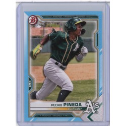 2021 BOWMAN DRAFT PEDRO PINEDA SKY BLUE PAPER /499 BD-65 OAKLAND ATHLETICS 2021 BOWMAN DRAFT PEDRO PINEDA SKY BLUE PAPER /499 BD-65 OAKLAND ATHLETICS