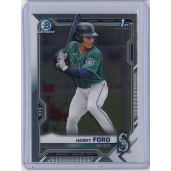2021 BOWMAN DRAFT CHROME HARRY FORD BASE BDC-1 SEATTLE MARINERS 2021 BOWMAN DRAFT CHROME HARRY FORD BASE BDC-1 SEATTLE MARINERS