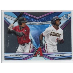 2021 BOWMAN DRAFT CHROME JORDAN LAWLAR RYAN BLISS FRANCHISE FUTURES FF-6 ARIZONA DIAMONDBACKS 2021 BOWMAN DRAFT CHROME JORDAN LAWLAR RYAN BLISS FRANCHISE FUTURES FF-6 ARIZONA DIAMONDBACKS