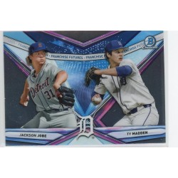 2021 BOWMAN DRAFT CHROME JACKSON JOBE TY MADDEN FRANCHISE FUTURES FF-3 DETROIT TIGERS 2021 BOWMAN DRAFT CHROME JACKSON JOBE TY MADDEN FRANCHISE FUTURES FF-3 DETROIT TIGERS