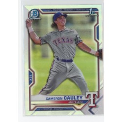 2021 BOWMAN DRAFT CHROME CAMERON CAULEY REFRACTOR BDC-192 TEXAS RANGERS 2021 BOWMAN DRAFT CHROME CAMERON CAULEY REFRACTOR BDC-192 TEXAS RANGERS