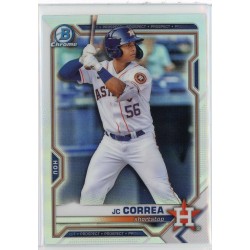 2021 BOWMAN DRAFT CHROME JC CORREA REFRACTOR BDC-29 HOUSTON ASTROS 2021 BOWMAN DRAFT CHROME JC CORREA REFRACTOR BDC-29 HOUSTON ASTROS