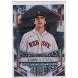2021 BOWMAN DRAFT CHROME MARCELO MAYER BOWMAN DRAFT NIGHT BDN-6 BOSTON RED SOX 2021 BOWMAN DRAFT CHROME MARCELO MAYER BOWMAN DRAFT NIGHT BDN-6 BOSTON RED SOX