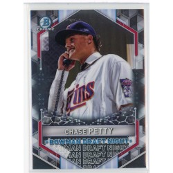 2021 BOWMAN DRAFT CHROME CHASE PETTY BOWMAN DRAFT NIGHT BDN-2 MINNESOTA TWINS 2021 BOWMAN DRAFT CHROME CHASE PETTY BOWMAN DRAFT NIGHT BDN-2 MINNESOTA TWINS