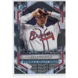 2021 BOWMAN DRAFT CHROME RYAN CUSICK BOWMAN DRAFT NIGHT BDN-5 ATLANTA BRAVES 2021 BOWMAN DRAFT CHROME RYAN CUSICK BOWMAN DRAFT NIGHT BDN-5 ATLANTA BRAVES