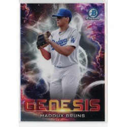 2021 BOWMAN DRAFT CHROME MADDUX BRUNS GENESIS GNS-15 LOS ANGELES DODGERS 2021 BOWMAN DRAFT CHROME MADDUX BRUNS GENESIS GNS-15 LOS ANGELES DODGERS