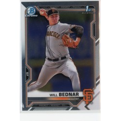 2021 BOWMAN DRAFT CHROME WILL BEDNAR BASE BDC-197 SAN FRANCISCO GIANTS 2021 BOWMAN DRAFT CHROME WILL BEDNAR BASE BDC-197 SAN FRANCISCO GIANTS