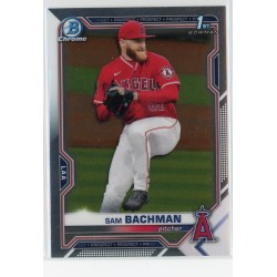 2021 BOWMAN DRAFT CHROME SAM BACHMAN BASE BDC-196 ANGELS 2021 BOWMAN DRAFT CHROME SAM BACHMAN BASE BDC-196 ANGELS
