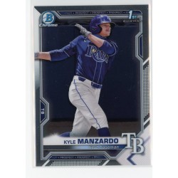 2021 BOWMAN DRAFT CHROME KYLE MANZARDO BASE BDC-191 TAMPA BAY RAYS 2021 BOWMAN DRAFT CHROME KYLE MANZARDO BASE BDC-191 TAMPA BAY RAYS