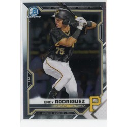 2021 BOWMAN DRAFT CHROME ENDY RODRIGUEZ BASE BDC-168 PITTSBURGH PIRATES 2021 BOWMAN DRAFT CHROME ENDY RODRIGUEZ BASE BDC-168 PITTSBURGH PIRATES
