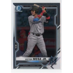 2021 BOWMAN DRAFT CHROME VICTOR MESA JR. BASE BDC-122 MIAMI MARLINS 2021 BOWMAN DRAFT CHROME VICTOR MESA JR. BASE BDC-122 MIAMI MARLINS