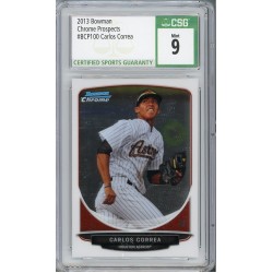 2013 Bowman Chrome Prospects Carlos Correa #BCP100 CSG 9 Houston Astros 2013 Bowman Chrome Prospects Carlos Correa #BCP100 CSG 9 Houston Astros
