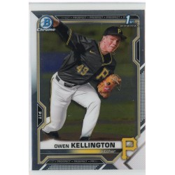 2021 BOWMAN DRAFT CHROME OWEN KELLINGTON BASE BDC-120 PITTSBURGH PIRATES 2021 BOWMAN DRAFT CHROME OWEN KELLINGTON BASE BDC-120 PITTSBURGH PIRATES