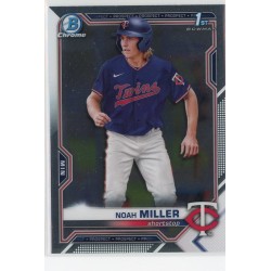 2021 BOWMAN DRAFT CHROME NOAH MILLER BASE BDC-109 MINNESOTA TWINS 2021 BOWMAN DRAFT CHROME NOAH MILLER BASE BDC-109 MINNESOTA TWINS
