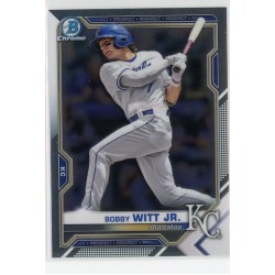 2021 BOWMAN DRAFT CHROME BOBBY WITT JR. BASE BDC-47 KANSAS CITY ROYALS 2021 BOWMAN DRAFT CHROME BOBBY WITT JR. BASE BDC-47 KANSAS CITY ROYALS