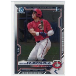 2021 BOWMAN DRAFT CHROME CHRISTIAN ENCARNACION-STRAND BASE BDC-9 MINNESOTA TWINS 2021 BOWMAN DRAFT CHROME CHRISTIAN ENCARNACION-STRAND BASE BDC-9 MINNESOTA TWINS