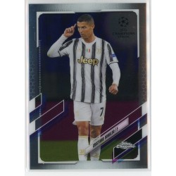 2020-21 TOPPS CHROME UEFA CHAMPIONS LEAGUE CRISTIANO RONALDO #100 BASE JUVENTUS 2020-21 TOPPS CHROME UEFA CHAMPIONS LEAGUE CRISTIANO RONALDO #100 BASE JUVENTUS