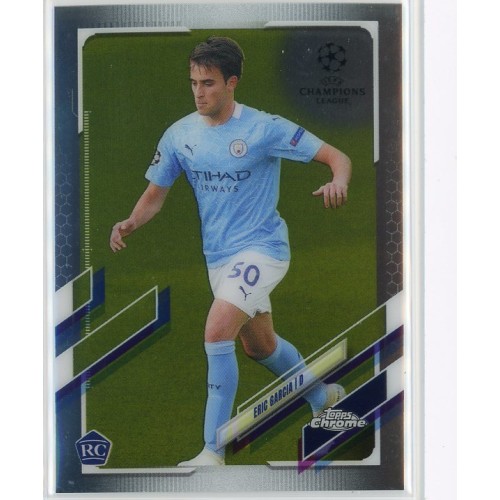 2020-21 TOPPS CHROME UEFA CHAMPIONS LEAGUE ERIC GARCIA #96 ROOKIE MANCHESTER CITY FC