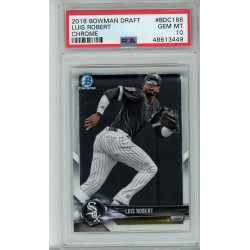 2018 Bowman Draft Chrome Luis Robert #BDC188 PSA 10 Chicago White Sox 2018 Bowman Draft Chrome Luis Robert #BDC188 PSA 10 Chicago White Sox