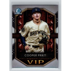 2025 Bowman Cooper Pratt #VIP-15 Very Important Prospects Milwaukee Brewers 2025 Bowman Cooper Pratt #VIP-15 Very Important Prospects Milwaukee Brewers