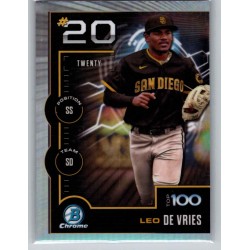 2025 Bowman Leo De Vries #BTP-20 Bowman Scouts' Top 100 San Diego Padres 2025 Bowman Leo De Vries #BTP-20 Bowman Scouts' Top 100 San Diego Padres