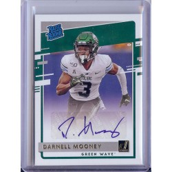 2020 Donruss Darnell Mooney Rated Rookies Draft Picks Signatures #11 Tulane Green Wave/Chicago Bears