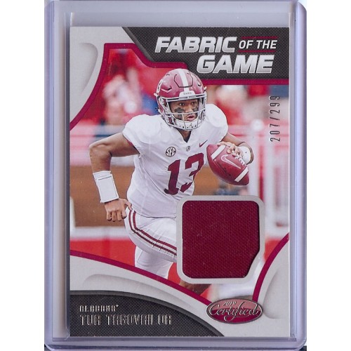 2020 Certified Tua Tagovailoa #16 Collegiate Fabric of the Game 207/299 Alabama Crimson Tide/Miami Dolphins 2020 Certified Tua Tagovailoa #16 Collegiate Fabric of the Game 207/299 Alabama Crimson Tide/Miami Dolphins