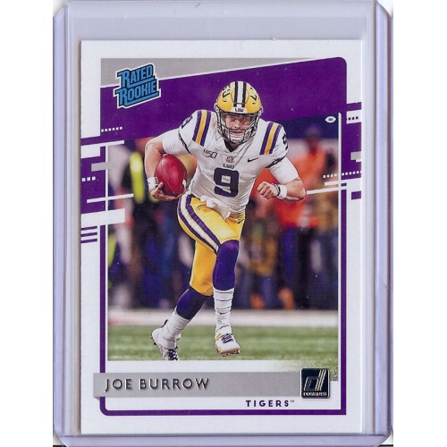 2020 Donruss Joe Burrow Rated Rookies Draft Picks #1 LSU Tigers/Cincinnati Bengals