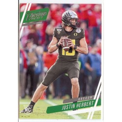 2020 Prestige Justin Herbert Draft Picks #4 Oregon Ducks/Los Angeles Chargers