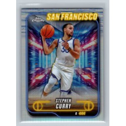 2024-25 Topps Chrome Breakers Delight Stephen Curry #187 Refractor - (1:2 hobby, 4:1 breaker: 1:8 value, 1:7 mega) Golden State Warriors