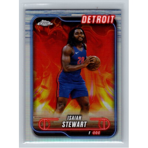2024-25 Topps Chrome Breakers Delight Isaiah Stewart #116 Refractor - (1:2 hobby, 4:1 breaker: 1:8 value, 1:7 mega) Detroit Pistons 2024-25 Topps Chrome Breakers Delight Isaiah Stewart #116 Refractor - (1:2 hobby, 4:1 breaker: 1:8 value, 1:7 mega) Detroit Pistons