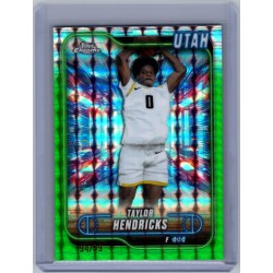 2024-25 Topps Chrome Breakers Delight Taylor Hendricks #31 Green Geometric Refractor - (1:2 breaker) /99 Utah Jazz