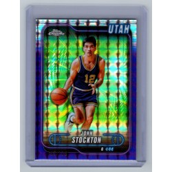 2024-25 Topps Chrome Breakers Delight John Stockton #46 Purple Geometric Refractor - (1:1 breaker) /129 Utah Jazz