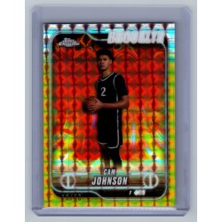 2024-25 Topps Chrome Breakers Delight Cam Johnson #159 Gold Geometric Refractor - (1:3 breaker) /50 Brooklyn Nets